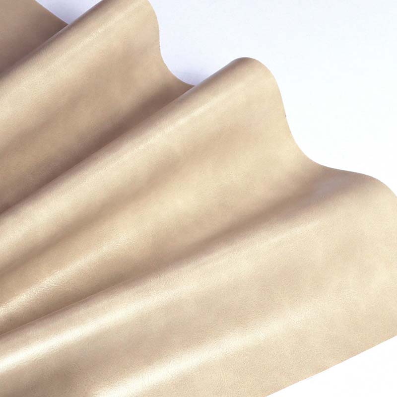 Sofa de couro imitado em PVC com dois tons e óleo, tecido